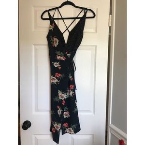 Topshop Wrapped dress